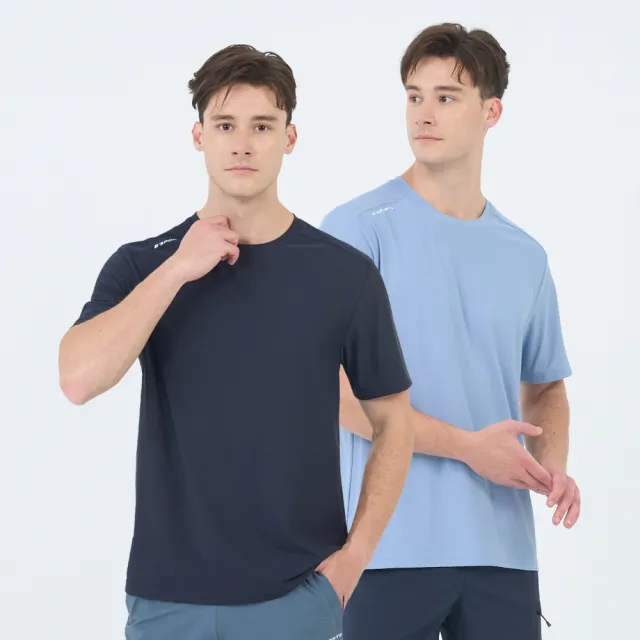 【GIORDANO 佐丹奴】男裝高彈力涼感短袖上衣(多色任選)