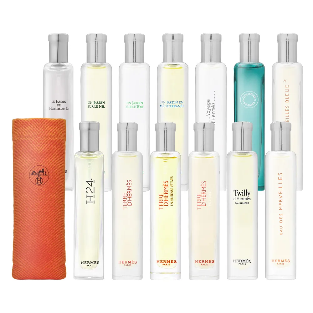 Hermes 愛馬仕】系列香水15ml 多款任選(國際航空版-布袋裝) - momo購物