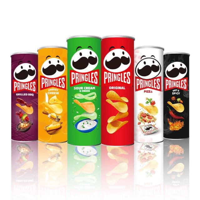 【Pringles 品客】品客洋芋片任選口味(95g-102g)