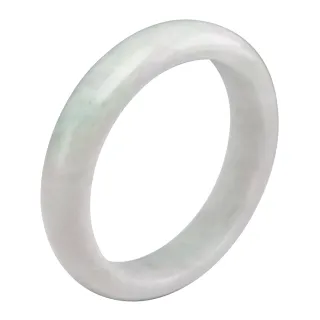 【漢石齋】天然翡翠A貨 手鐲玉鐲 春帶彩種 福 利 品(手圍18.6/版寬14.6mm)