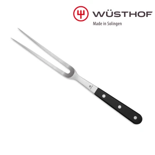 【WUSTHOF 三叉】德國三叉牌 CLASSIC 20cm 彎切肉叉