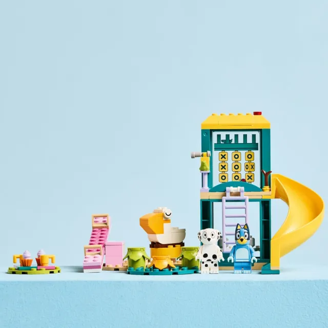 【LEGO 樂高】妙妙犬布麗系列 11201 布麗和克蘿依的歡樂遊樂場(Bluey 學習玩具 幼兒積木 兒童玩具)