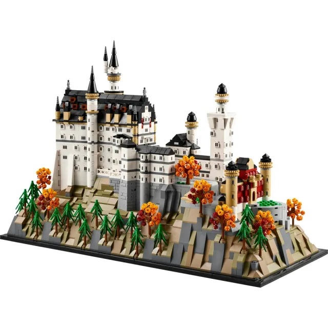 【LEGO 樂高】建築系列 21063 新天鵝堡(德國地標 建築模型 居家擺設 積木)