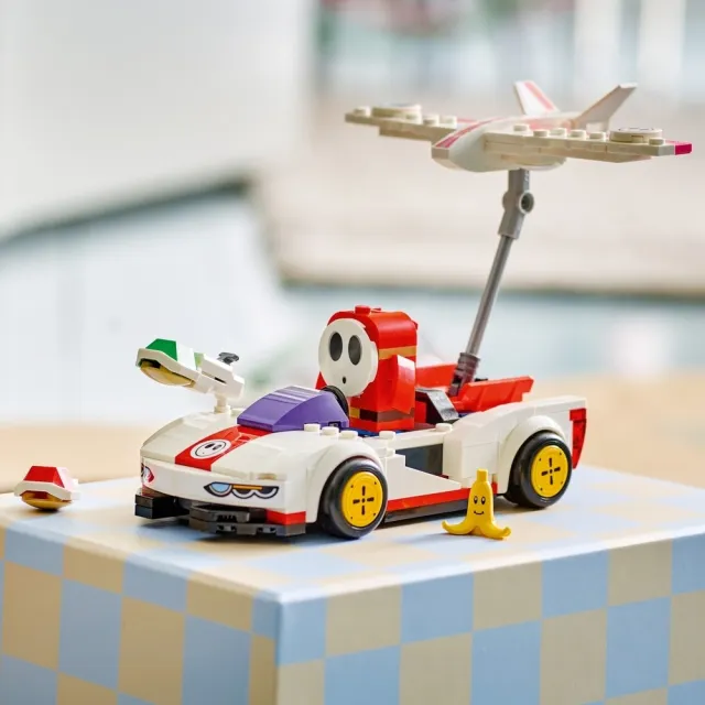 【LEGO 樂高】超級瑪利歐系列 72045 瑪利歐賽車-嘿呵與Ｐ飛翼(任天堂 MarioKart 兒童玩具 積木)