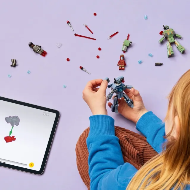 【LEGO 樂高】漫威超級英雄系列 76320 鋼鐵人和戰爭機器大戰漢默鋼鐵士兵(Marvel 鋼鐵人 玩具 積木)
