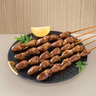 【HUTONG 胡同燒肉】鳥喜雞心燒肉串X5包_共25串(150g/5串/包 露營串燒 中秋燒烤)