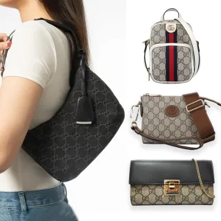 【GUCCI 古馳】經典相機包/腋下包/WOC鍊包(多款任選)