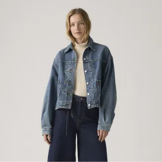 【LEVIS】舒適版牛仔外套 女生上衣 人氣新品 003NQ-0003