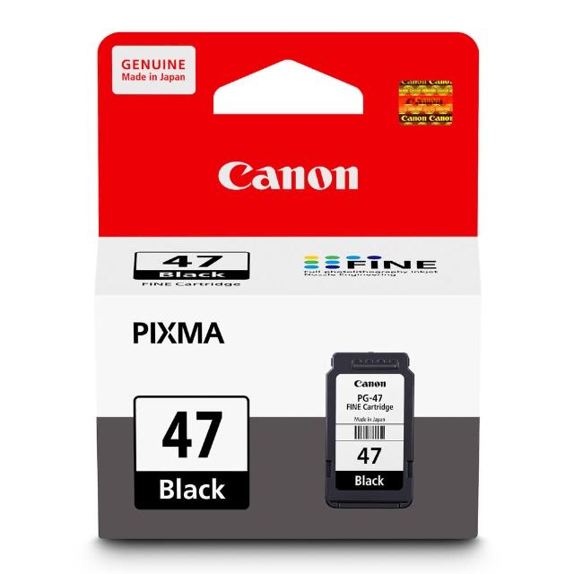【Canon】官方直營 PG-47 原廠黑色墨水匣(適用：E400/E3470)