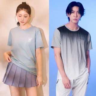 【MAJOR MADE】漸層透氣撞色涼感短T(短袖上衣/機能短T/運動T恤/T-Shirt)