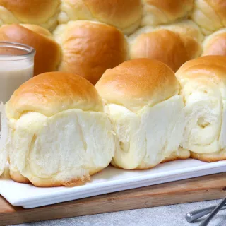 【美食村】拔絲牛奶麵包(6入X5盒)