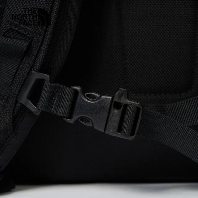 【The North Face】TNF 休閒 運動 舒適背負大容量後背包 BASE CAMP FUSE BOX 男女 黑(NF0A3KVR4HF)