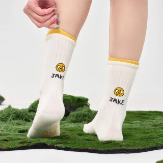 【FOOTER】探險活寶-老皮襪 限量授權系列 長襪 高筒襪(AT02-白色)