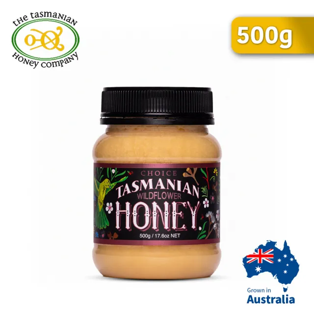 【THE TASMANIAN HONEY COMPANY】澳洲塔斯馬尼亞島野生花蜜生蜂蜜-500g(Wild Flower)