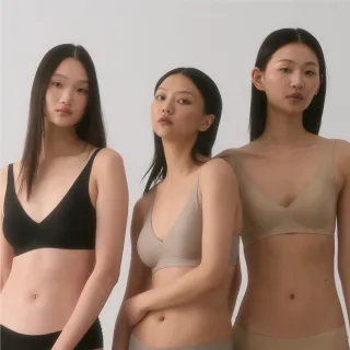 【24HRS】3件組 - 冠軍款無感深V內衣三色任選(無鋼圈內衣 女內衣 女內著 無感失憶)