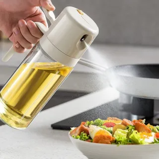 【同闆購物】倒/噴兩用玻璃油壺(噴霧瓶/噴油/玻璃油瓶/噴油壺/氣炸鍋用/調味瓶/油瓶)
