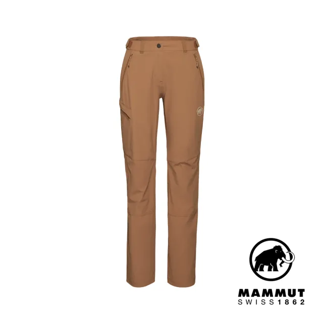 【Mammut 長毛象官方直營】Runbold IV Pants W 防曬彈性健行長褲 黏土棕 女款 #1022-02590