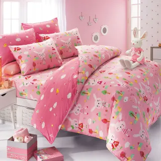 【HongYew 鴻宇】100%美國棉 防蹣抗菌 薄被套-多款任選(單人)