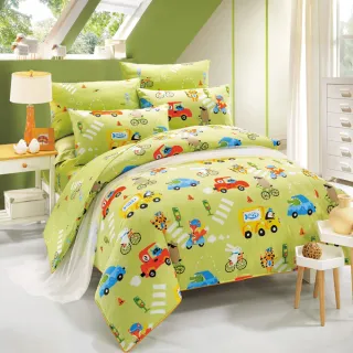 【HongYew 鴻宇】100%美國棉 防蹣抗菌 薄被套-多款任選(雙人)