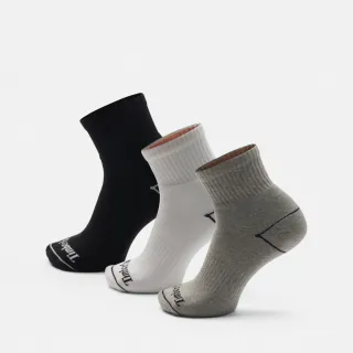 【Timberland 官方旗艦】中性多配色短筒襪三入組(A6BAQM05)