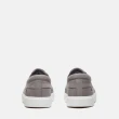 【Timberland 官方旗艦】男款灰色低筒皮革休閒鞋(A6C92EL8)