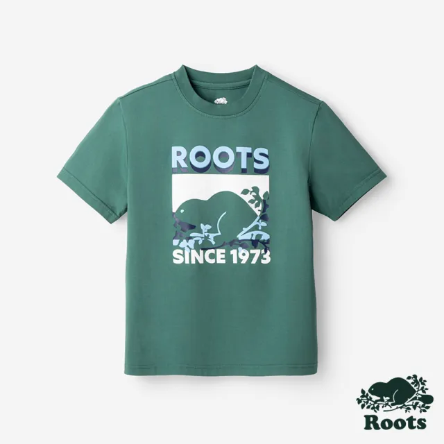 【Roots】Roots 大童-ROOTS EXHIBITION 短袖上衣(綠色)