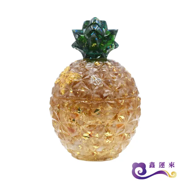 【鑫運來】◎奧剛能量鳳梨聚寶盆
