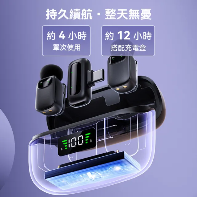 【DTAudio】迷你無線收音麥克風(蘋果安卓通用 智能降噪 即插即用 變聲器 CD級音質)