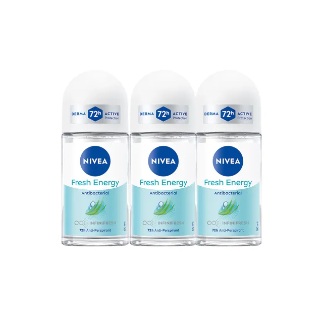 【NIVEA】止汗爽身乳液50ml/噴霧150mlx6(長效止汗配方)