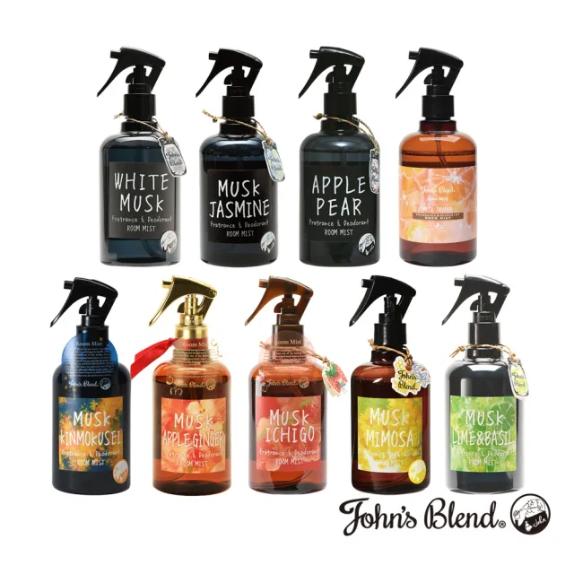 【日本John’s Blend】香氛擴香膏135g+除臭噴霧280ml(公司貨/香氛膏/消臭/任選)