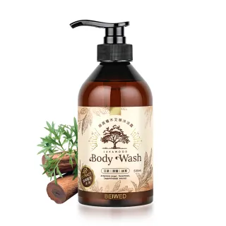 【BEIWED 貝薇美學】降真檀木艾草沐浴露500mlx1入(淨身除穢 好沖洗不滑滑)