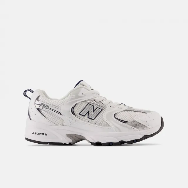 【NEW BALANCE】NB 運動鞋 童鞋 中童 兒童 休閒鞋 白銀 PZ530SB1-W楦(C5271)