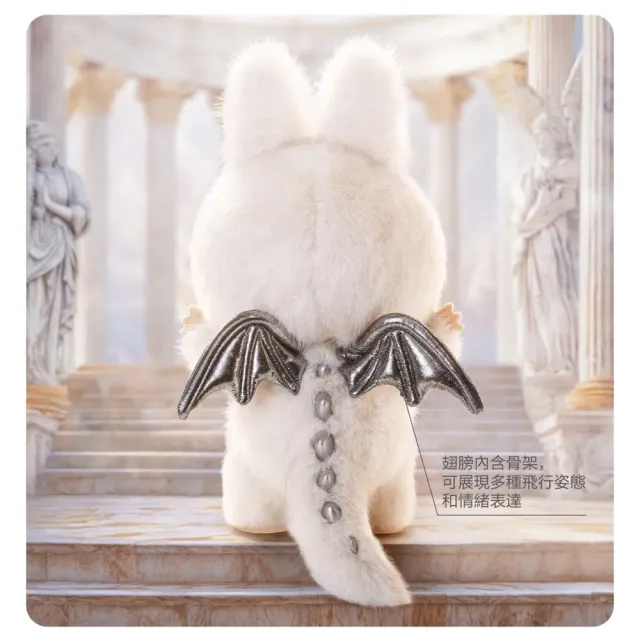 POPMART 泡泡瑪特】LABUBU Zimomo THE MONSTERS(大天使拉布布高約58cm