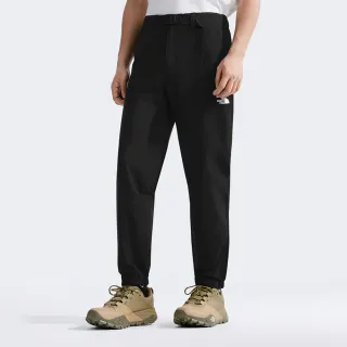 【The North Face 官方旗艦】北面男款黑色吸濕排汗涼感戶外徒步長褲｜8CUBJK3