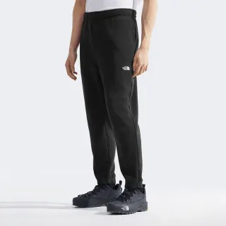 【The North Face 官方旗艦】北面男款黑色舒適彈力褲腰運動休閒長褲｜8DETJK3