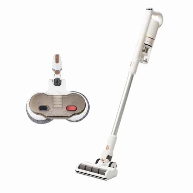 【SANSUI 山水】輕量無線吸塵器 超值濕拖組(SVC-W010)