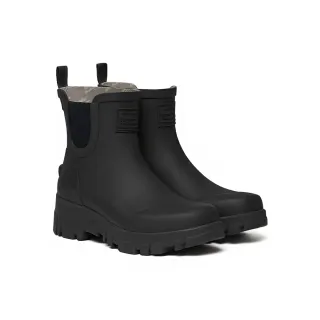 【ROCKFISH】FLATFORM CHELSEA RAIN BOOTS 厚底切爾西雨靴 防滑 透氣 彈性 黑色 女鞋