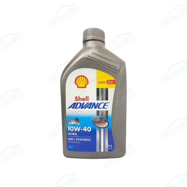 【SHELL 殼牌】殼牌 SHELL 機車油 ADVANCE 4T 10W40 1L 整箱12入(車麗屋)