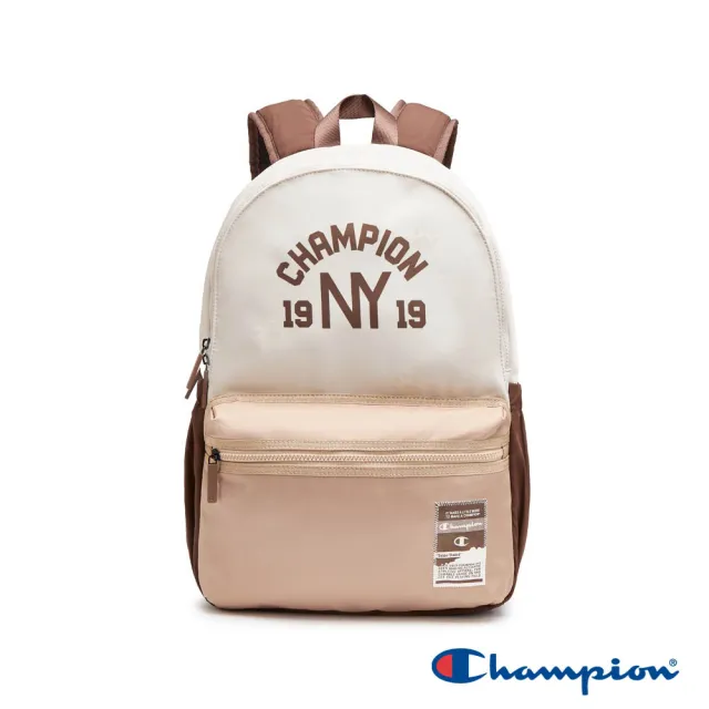 【Champion】雙11 官方直營 中性-C-LIFE 印花LOGO後背包-摩卡色(U5BACPU01F5)