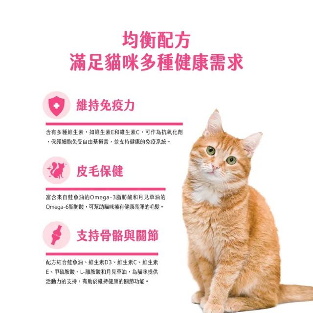 【Eries】益生菌酵素無穀貓糧 兩種口味 1kg  四包組(貓飼料/貓乾糧/無穀配方/全齡貓/低碳水配方)
