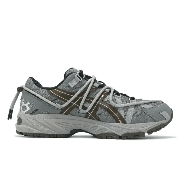 【asics 亞瑟士】休閒鞋 GEL-Kahana TR V2 男鞋 女鞋 灰 棕 銀扣綁帶 包覆 機能 亞瑟士(1203A259021)