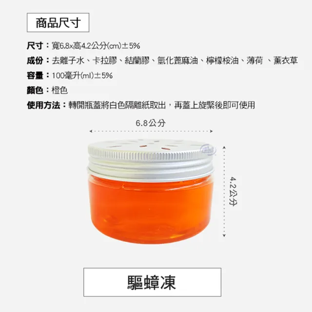 【百鈴】髒會滅驅蟑凍-3入(驅蟑凍/天然驅蟑/蟑螂剋星/植萃驅蟑/居家驅蟑/驅蟑神器)