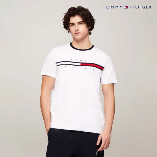 【TOMMY HILFIGER】官方旗艦館 Tino 圓領 T 恤_裸色