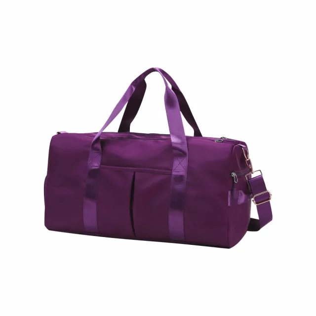 【樂居家】大容量乾溼分離運動包(健身包 游泳袋 打球袋 獨立鞋倉 旅行袋 行袋袋 拉桿包 瑜珈袋)