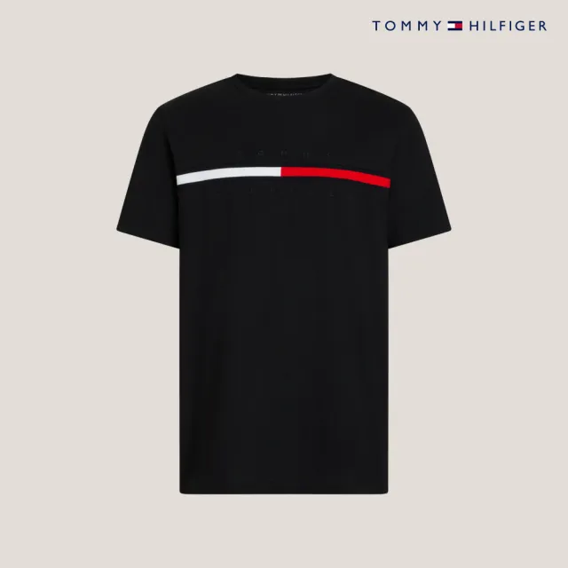 【TOMMY HILFIGER】官方旗艦館 Tino 圓領 T 恤_黑色
