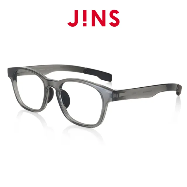 【JINS】休閒風運動光學眼鏡(MGF-23A-027霧黑)