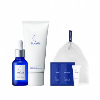 【TAKAMI】官方直營 角質養護全明星保養組(潔顏乳80g+小藍瓶30ml/前導精華)