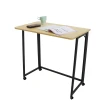 【居家cheaper】免組裝秒收摺疊桌附輪組80x45x78cm(露營桌/餐桌/書桌/電腦桌/拜拜桌/摺疊桌/工作桌)