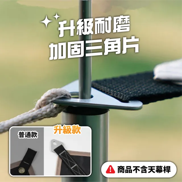 【TAS CAMP】升級款巨無霸露營天幕(露營遮陽 戶外遮陽 加厚 天幕布 黑膠天幕 方形天幕 防曬天幕 露營)