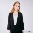 【MOMA】輕職感收腰七分袖西裝外套(黑色)
